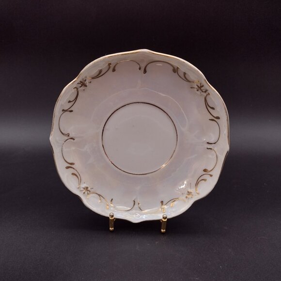 6 Iridescent Side Plates by Carl Tielsch C.T. Altwasser - Picture 6 of 11